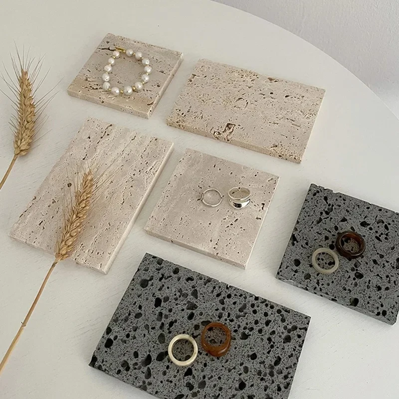 Natural Stone Ins Feng Online Celebrity Photography Props Jewelry Ornaments Tray Photographic Props 2