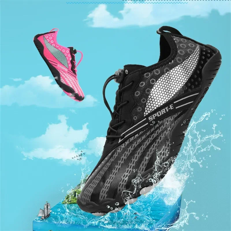 Women Aqua Shoes Quick Dry Beach Shoes Men Breathable Sneakers Barefoot Upstream Water Unisex Swimming Hiking Sport Shoe water shoes aqua shoes barefoot shoes