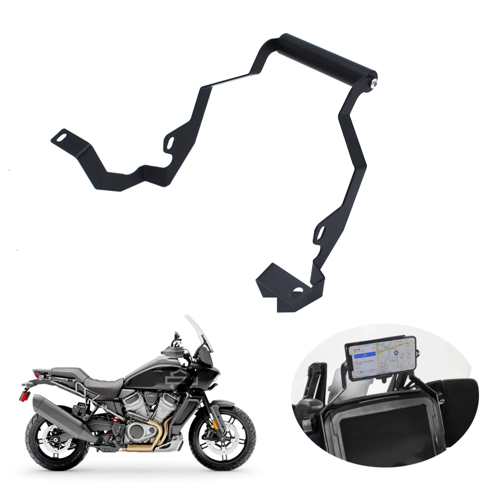 

For Harley PAN AMERICA 1250 PANAMERICA 1250 2021- Motorcycle Phone GPS Navigation Plate Bracket Navigator Support