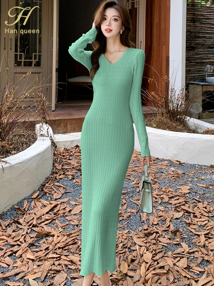 Fashion H And M Party Dresses Knit Dress H And M Green Dress H Han