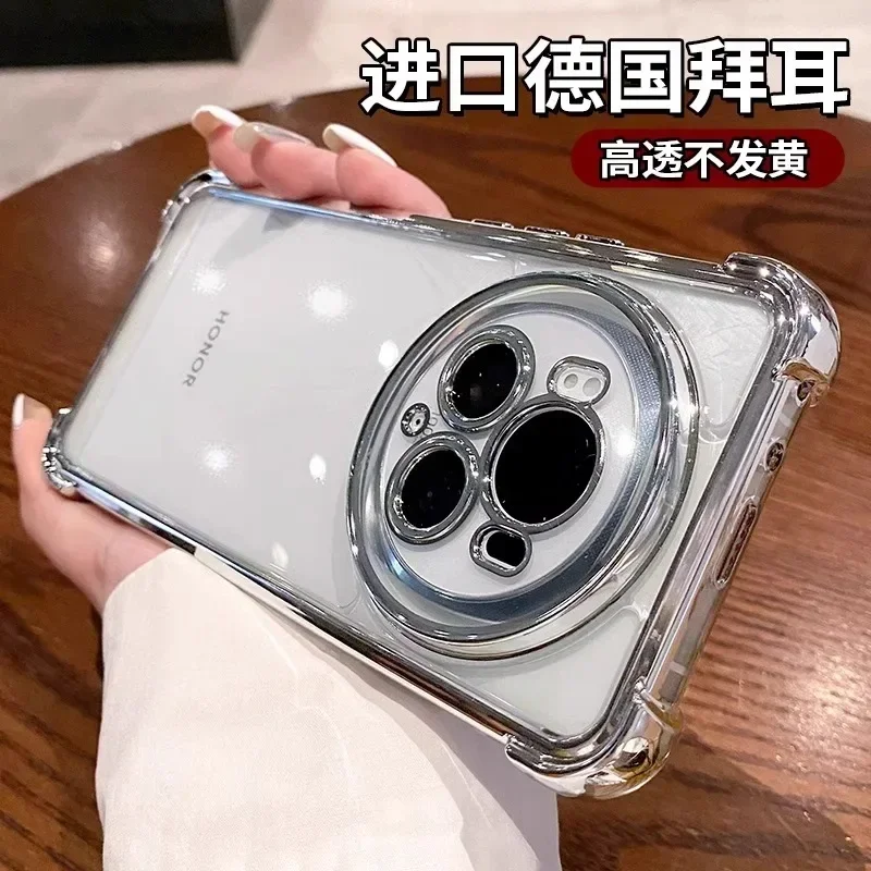 Four Corners Anti-Shock Silicone Case with Lens Protection and Plating Finish