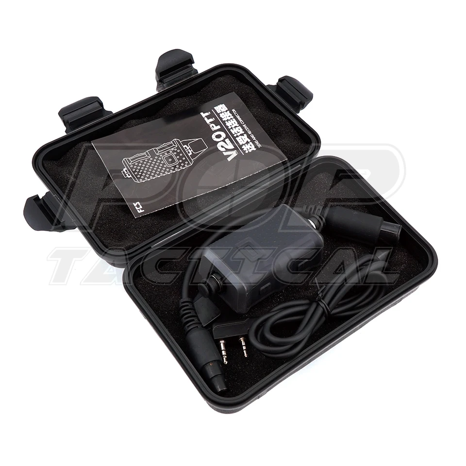Casque tactique PTT V20/V60 multifonction simple/double canal pour