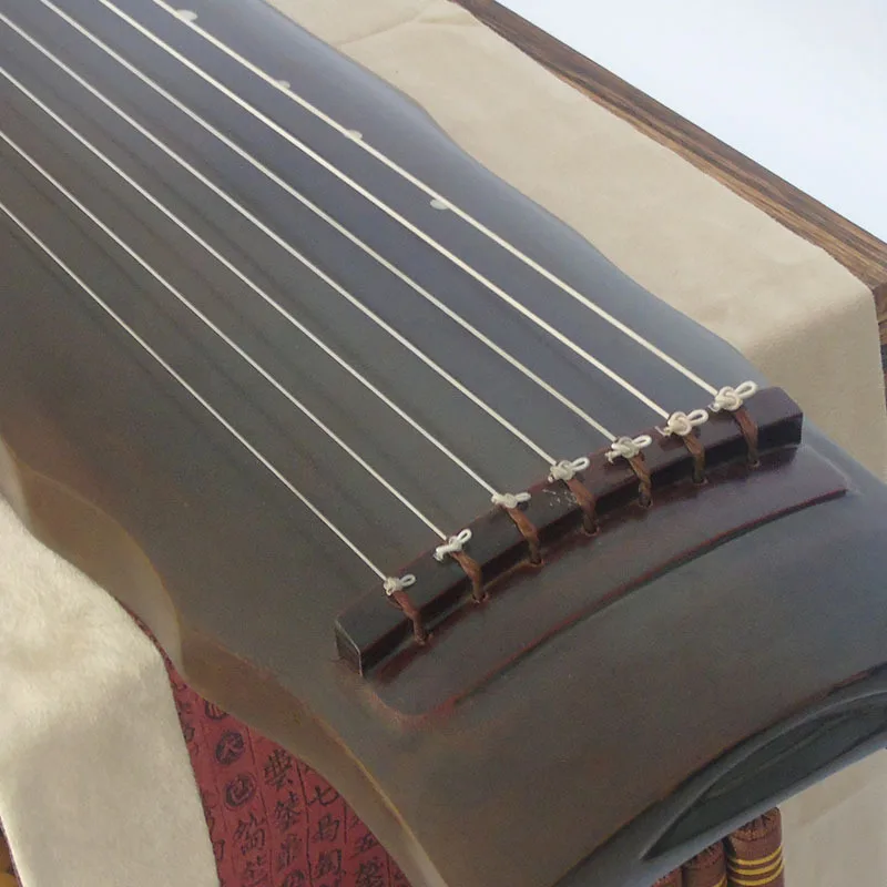 Guqin Luoxia style handmade raw lacquer professional performance