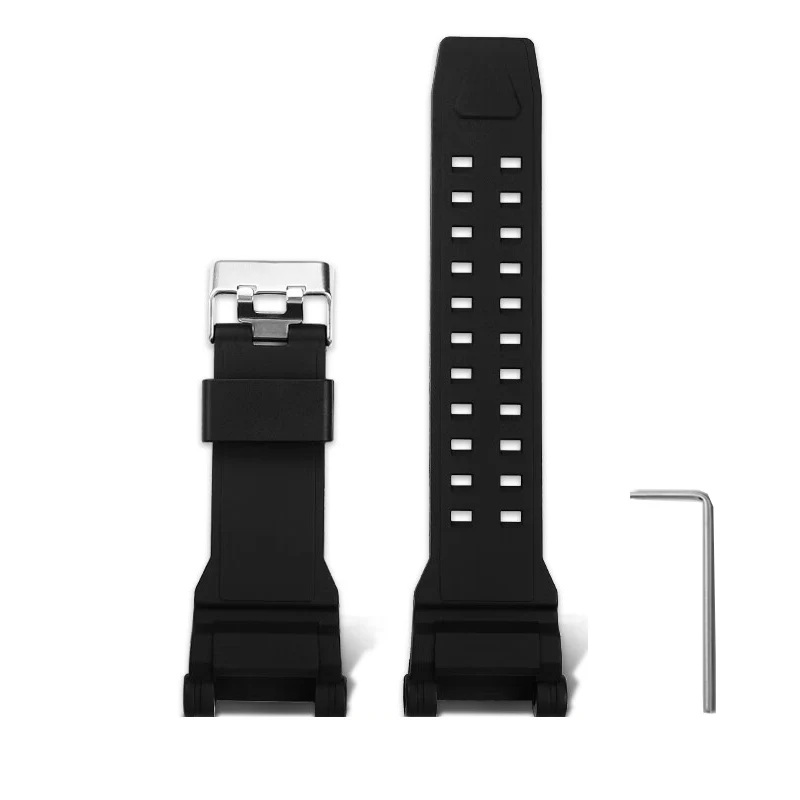 Multicolor Waterproof Resin Silicone Watchband for Men - Deluxe Strap Bracelet with Gift Tools
