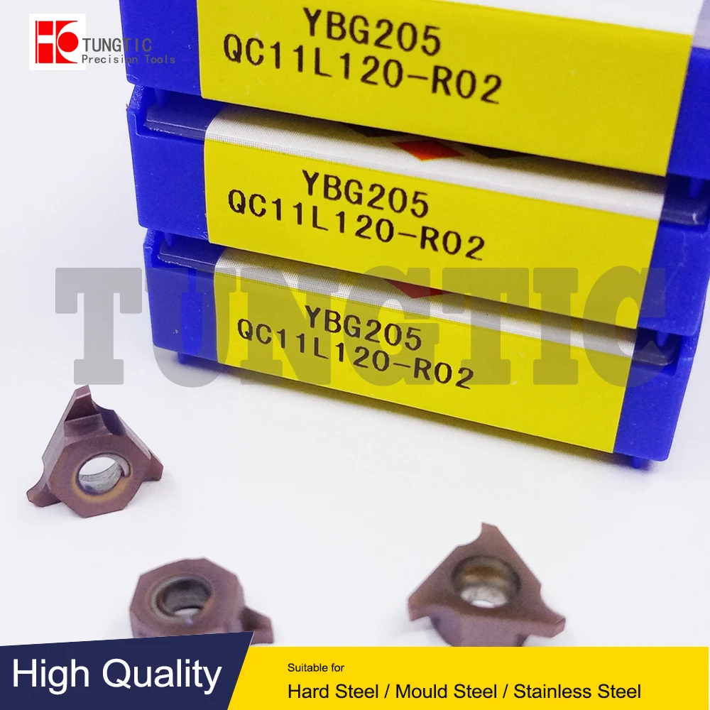 

QC11L120-R02 YBG205 Milling Cutter CNC Tool Lathe Machining Tools Lathe Cutting Tool Metal Turning Tools Inserts QC11L120 R02
