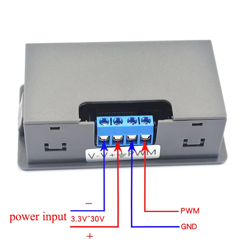 1HZ~150KHZ Signal Generator Digital Display PWM Pulse Frequency Duty Ratio Adjustable Square Wave Rectangular Signal Generator 6