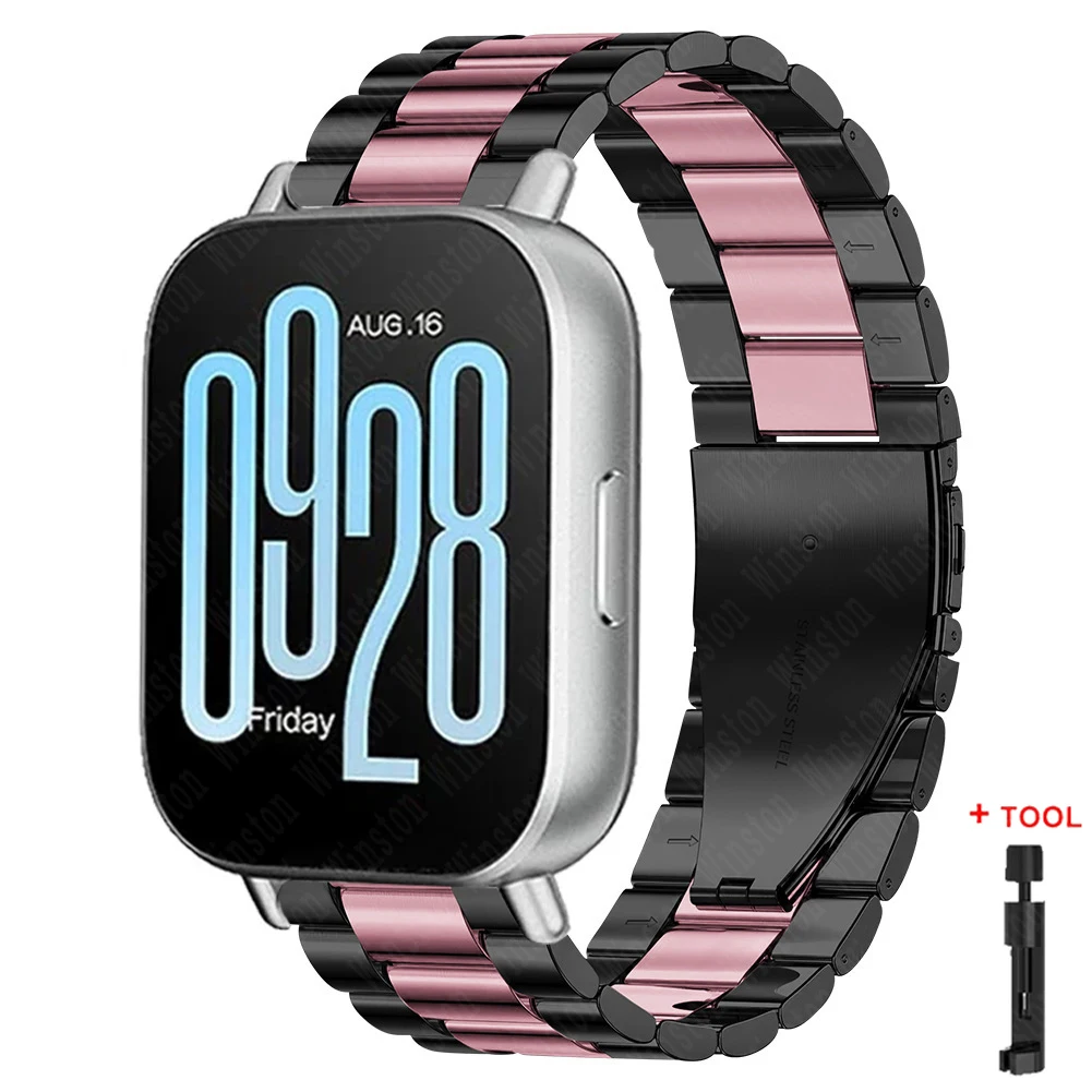 Stainless Steel Strap - Premium Metal Band Bracelet Wristband, 22mm