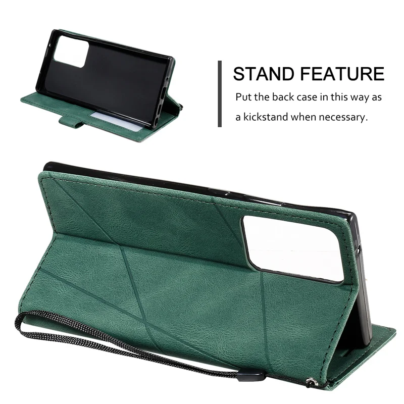 Ledertasche Schutzhülle für Samsung Galaxy Note 20 8 9 10 Plus Note 20 Ultra Stand Flip Wallet Case_voghion.com