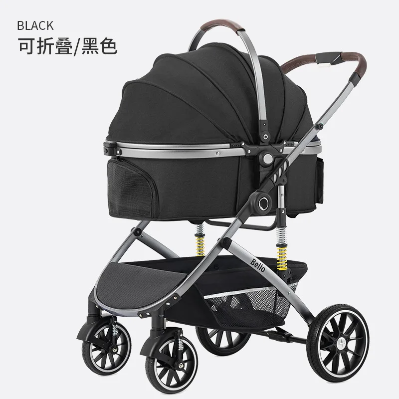 LD11Largeandmultiplepetcartsdogcartsrescuedogsfourwheeled