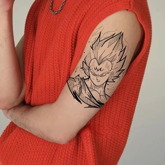 Vegeta  Tatuagens de anime, Desenhos para tatuagem, Vegeta desenho