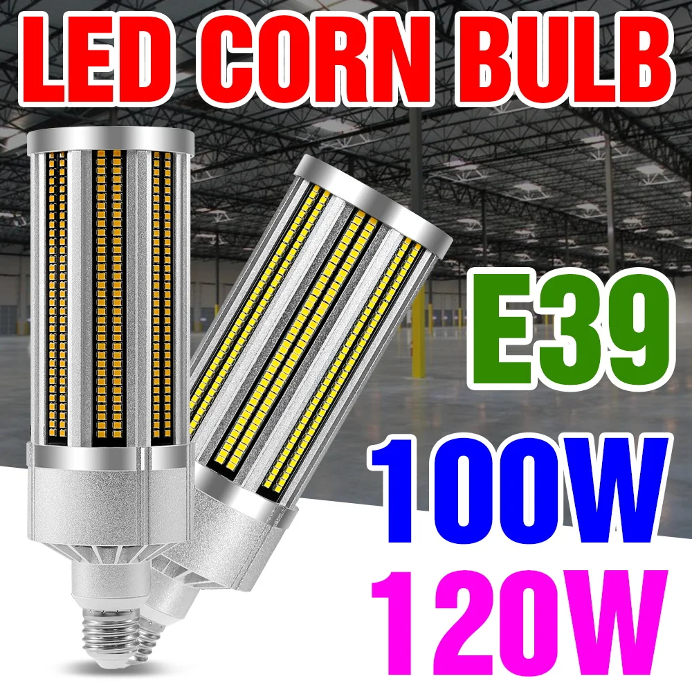 220V LED Corn Lamp Spotlight High Power E27 Lights Industrial Lamp Foco Ultra Bright Energy Saving Light LED Bulb For Warehouse