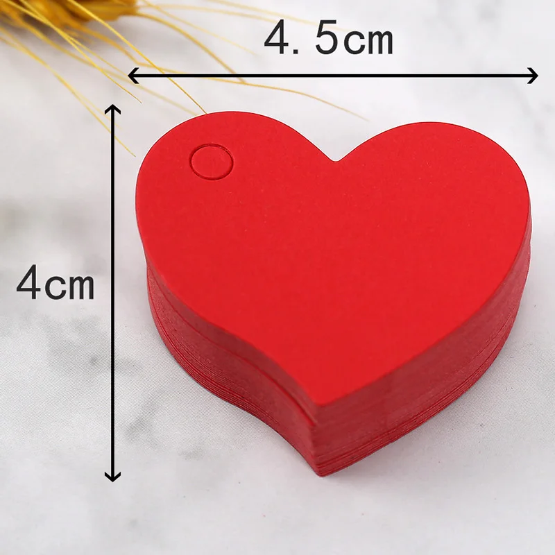4.5x4cm red paper