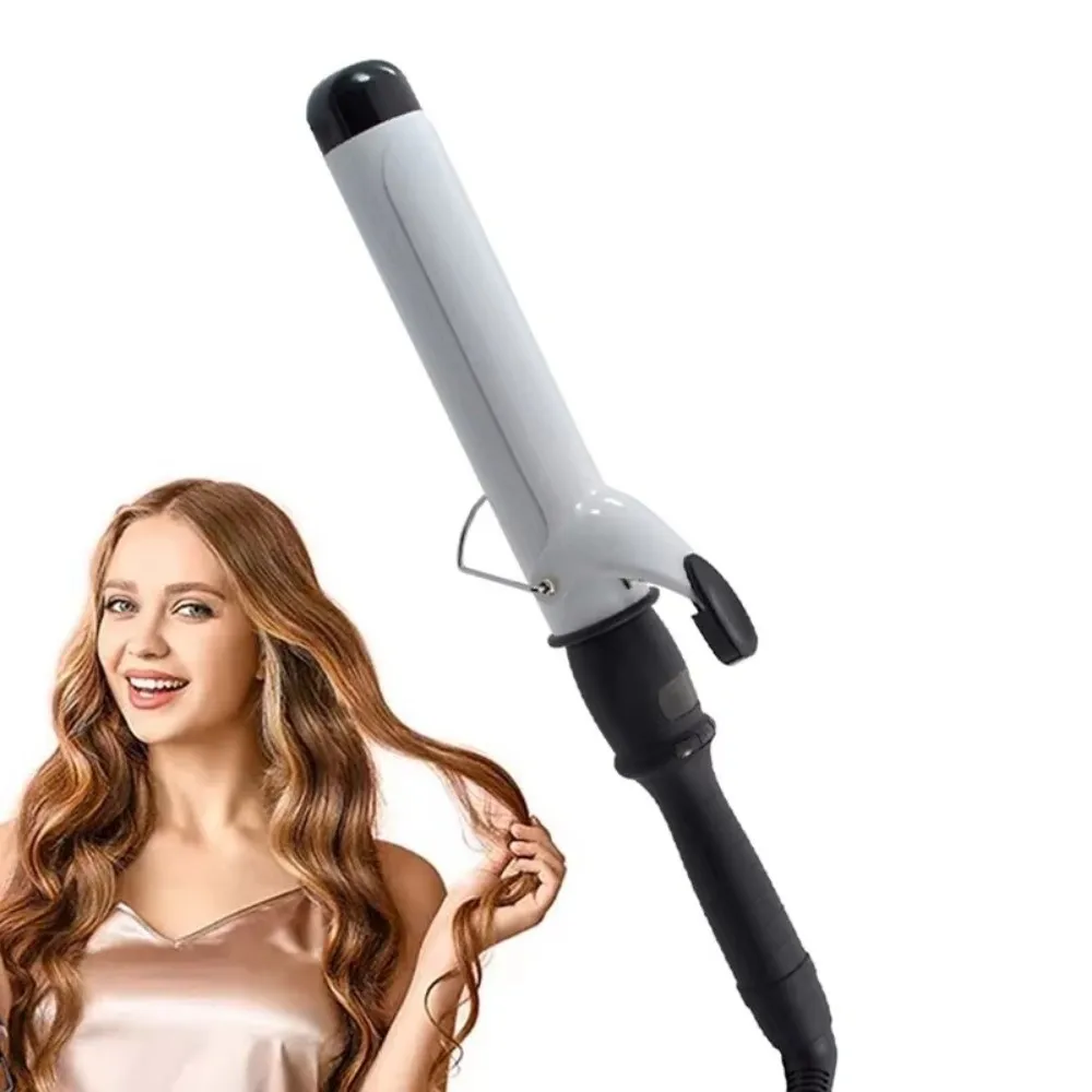 28mm Barrel Electric Curling Iron 360 Degree Rotation Plastic Casing Curling Wand Anti Scalding Top Insulation