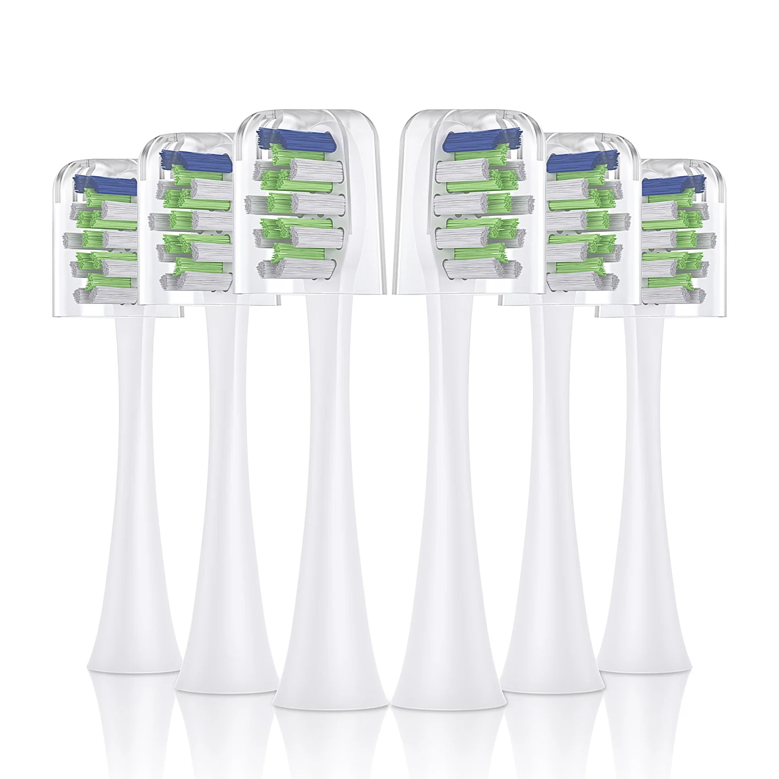 Sarmocare S100 및 S700 용 4 개/몫 칫솔 헤드 초음파 음파 전동 칫솔 맞는 전동 칫솔 헤드