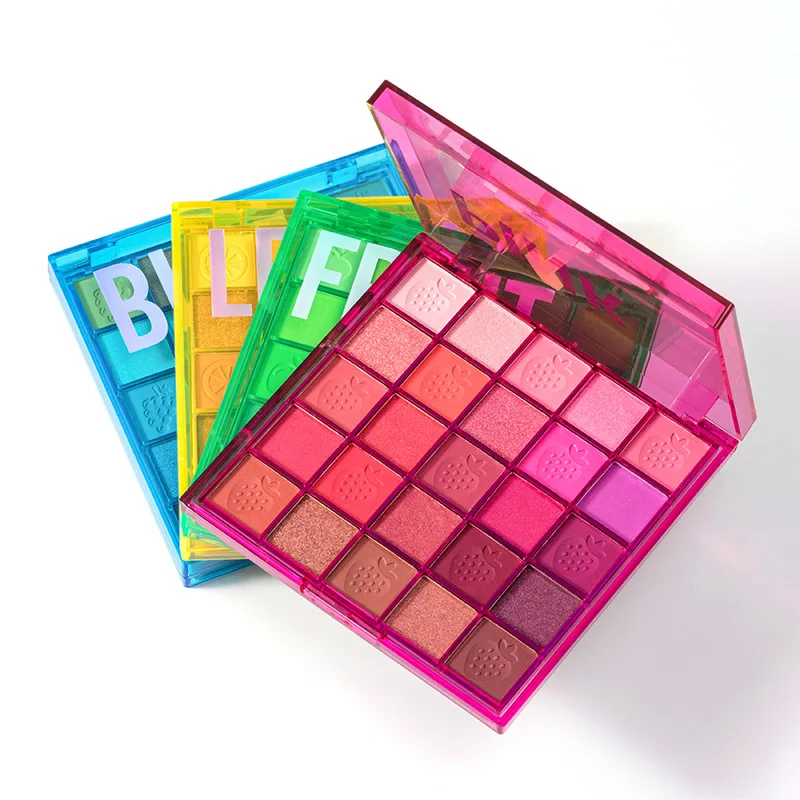 YABAOLIAN 25 Color Eyeshadow Tray Pearl Matte Ground Color Pomegranate Seed Crisp Rice Eyeshadow Student Waterproof Makeup 2