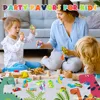 12/36Pcs Dinosaur Party Favors Pop Keychain Fidget Toys Bulk Stress Relief Sensory Toys Birthday Party Supplies for Kids 6