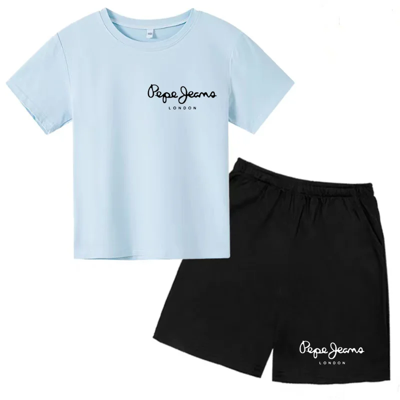 Kids' Tracksuit kids clothing set girls clothing set kids sports suit boys clothing set children sports suit boys tracksuits suit boys tracksuits Charming Creative Printed Boys Girls Pre-school 3-13t Shirt + Shorts Breathable Quick Drying Tracksuit