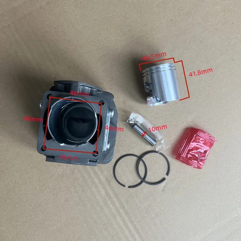 실린더 키트 Zenoah GZ4500 에 맞는 실린더, 피스톤 링 핀 클립, 조립 체인 톱 부품, 40.5mm