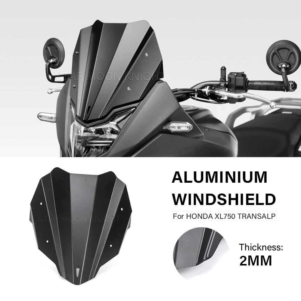 

For Honda XL 750 TRANSALP XL750 2023- Motorcycle Sports Windscreen CNC Windshield Deflector Wind Guard