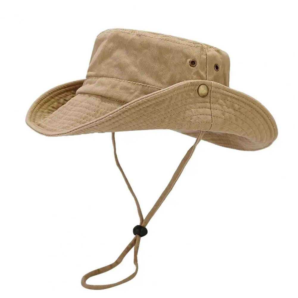 Sun Hat Fisherman Hat Sun Protection Hat Fishing Hat Sunshade Unisex Anti-uv Outdoor Bucket Summer Fishing Beach Packable String Adult Summer