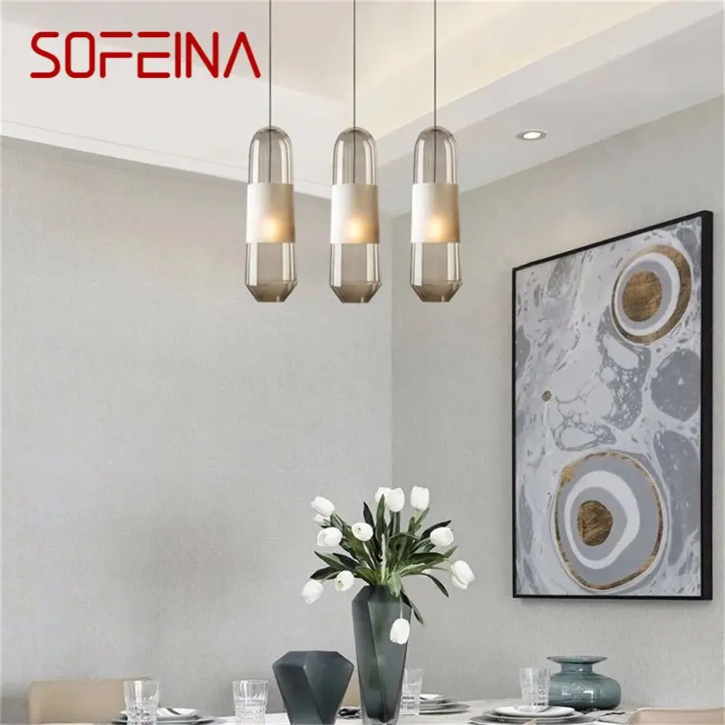 

SOFEINA Nordic Pendant Light Contemporary Creative LED Lamps Fixtures For Home Decorative Dining Room