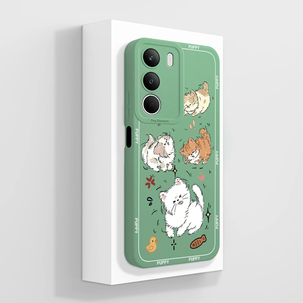Lovely Flowers Pattern Shockproof Phone Case - Full Protection Cover