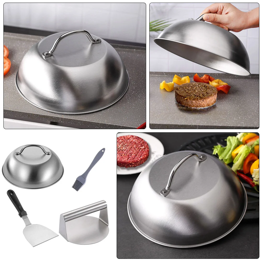 Metal Cooking Mold Smash Burger Press Tools Squeezer Patty Making Smasher Griddle Stainless Steel Handle Maker Household meat press