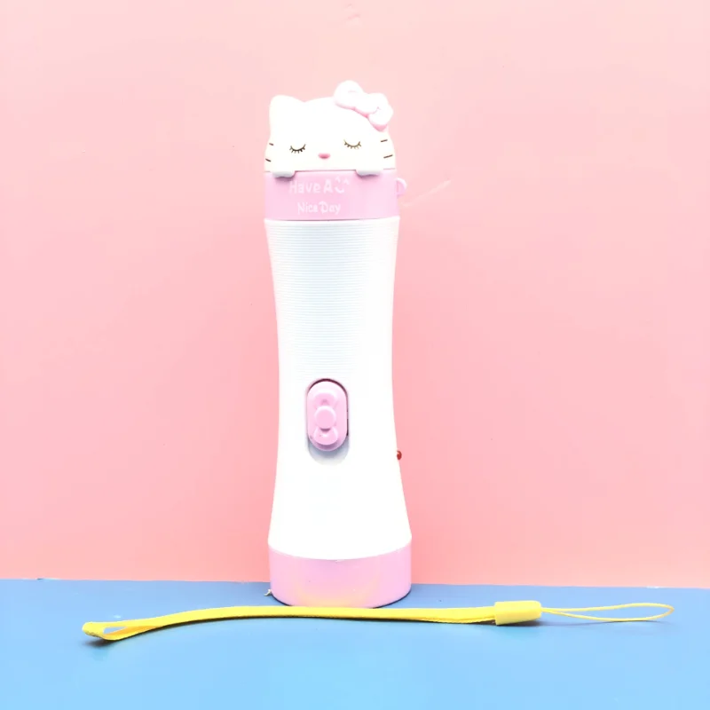 Sanrio Cute Hello Kitty Flashlight Women Cartoon