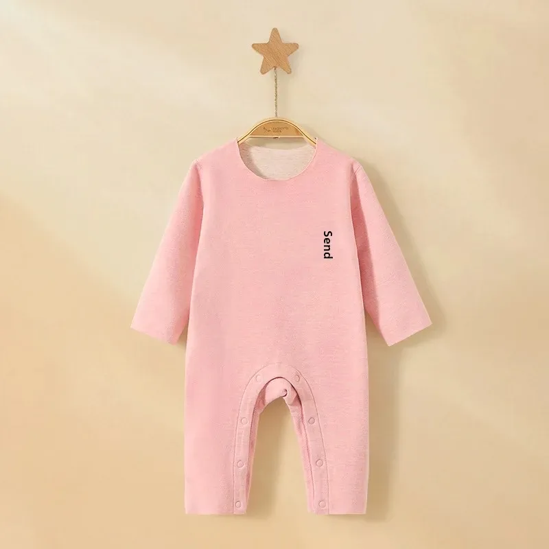 Baby Romper Suit Boys Warmth Sleepwear Underwear Spring Autumn Winter Newborn Clothes Children's Bottom Pajamas Baby Clothes