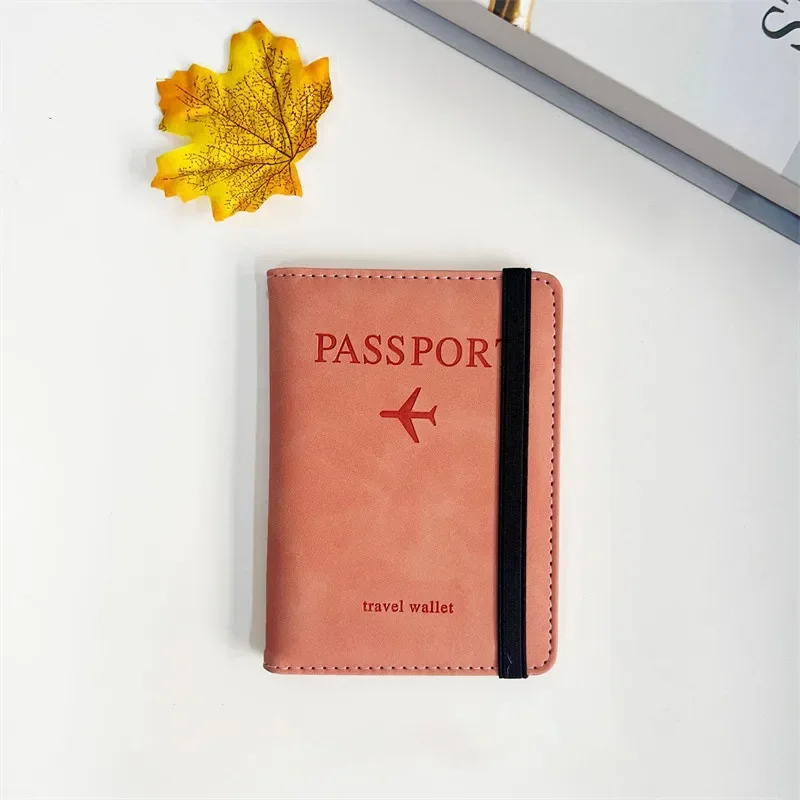 Vintage RFID Passport & Card Wallet – Multi-Function PU Leather Travel Accessory