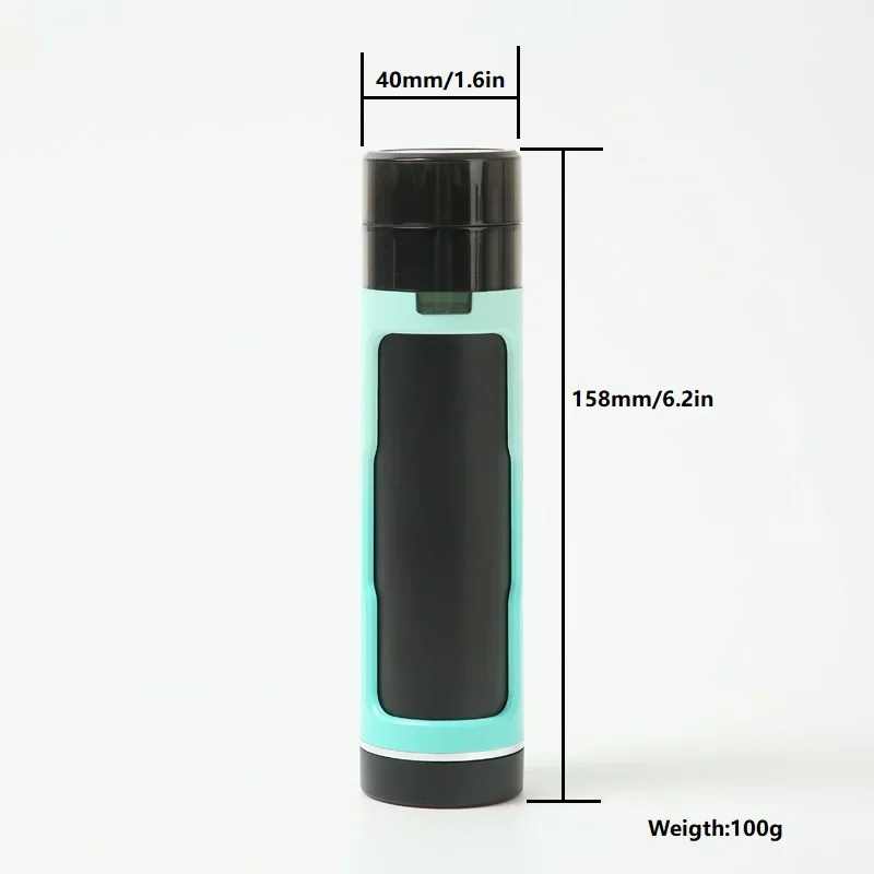SMO 3 in 1 Portable Cigarettes Storage Case Horn Tube Dry Herb Filling Machine Manual Tobacco Grinder Smoking Accessories herb grinder tobacco smoking accessories