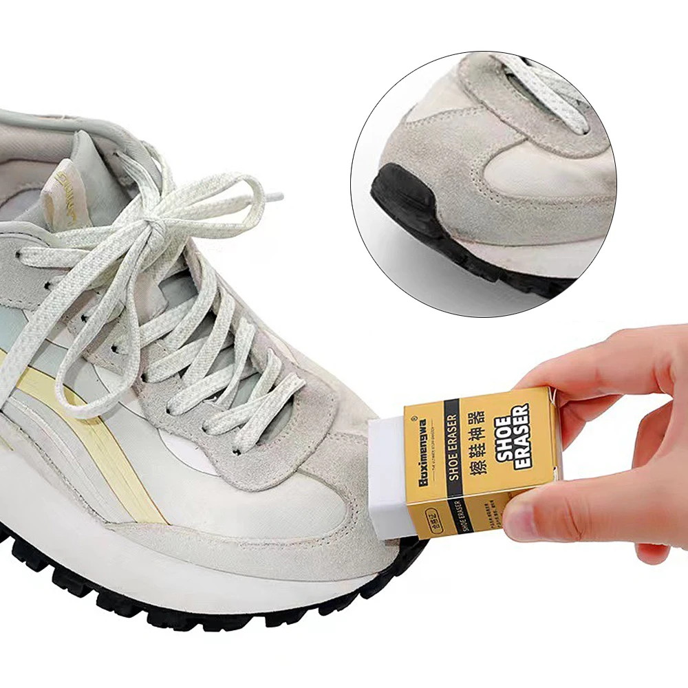 Eraser Shoe Brush White Rubber Block Super Clean Suede Sheepskin Matte Cleaner Leather Scrubbe Sneakers Shoes Care Cleaning Tool 3