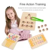Wooden children's math learning toys, early education arithmetic, color recognition, parent-child interaction 5