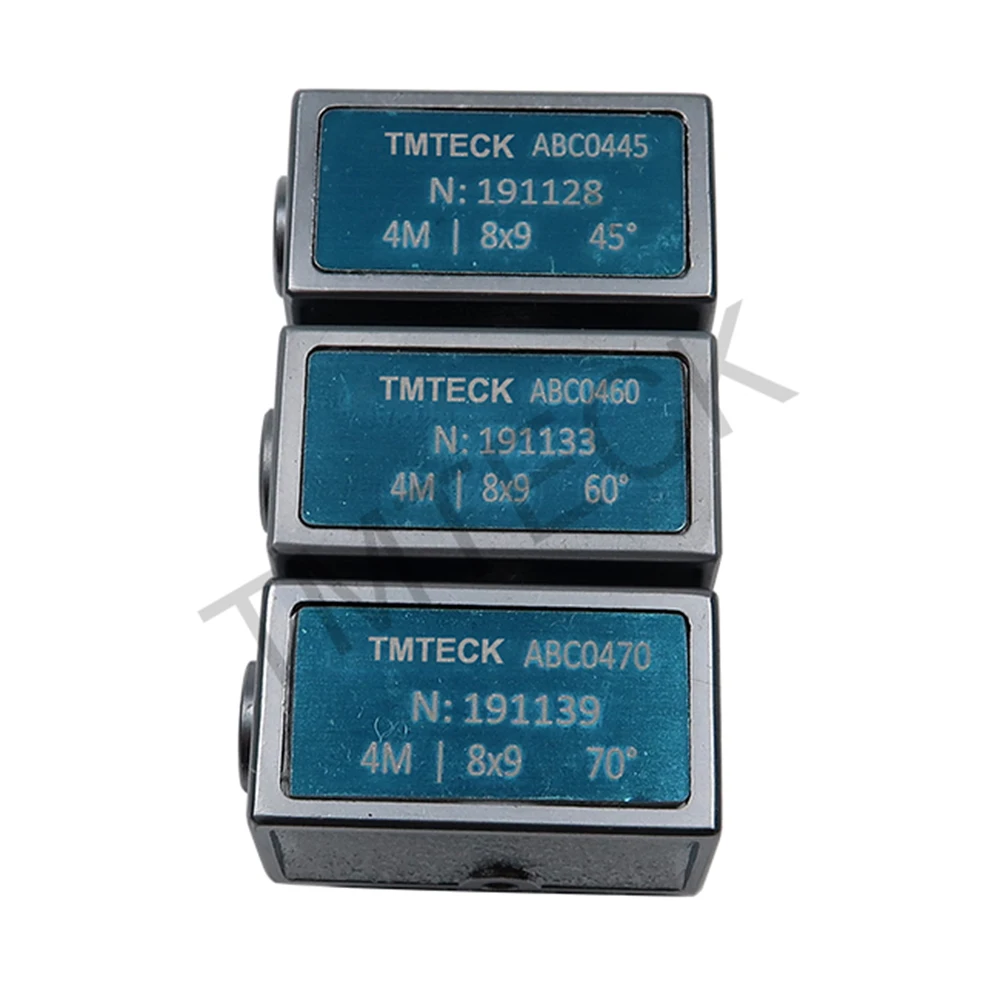 Mitech ABC Angle Beam Probe ULTRASONIC TRANSDUCER 4Mhz 8X9mm 45 +60+70 degree 3pcs