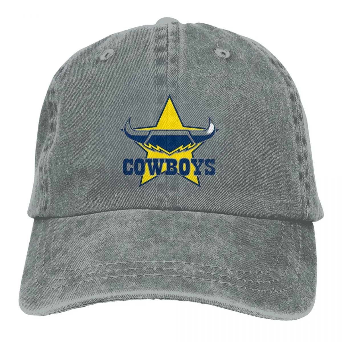 

Cowboys Rugby League Multicolor Hat Peaked Women's Cap Cowboys Personalized Visor Protection Hats