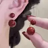 1 Pair French Luxurious Pearl Stud Earrings Minimalist High-End Design Chic Heart Earrings for Women Elegant Jewelry Gifts 2