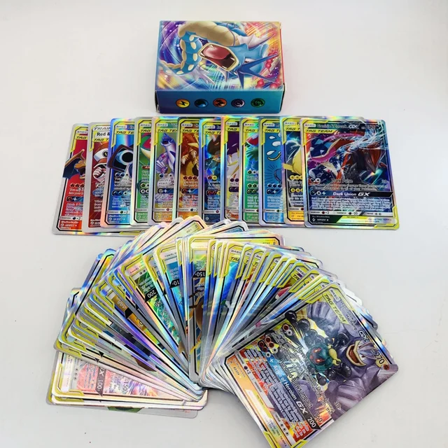 60-100PCS Pokemon Cards EX Vmax GX Tag Trainer Team Shining English Version Battle Game Card Toy for Children Xmas Gift 2
