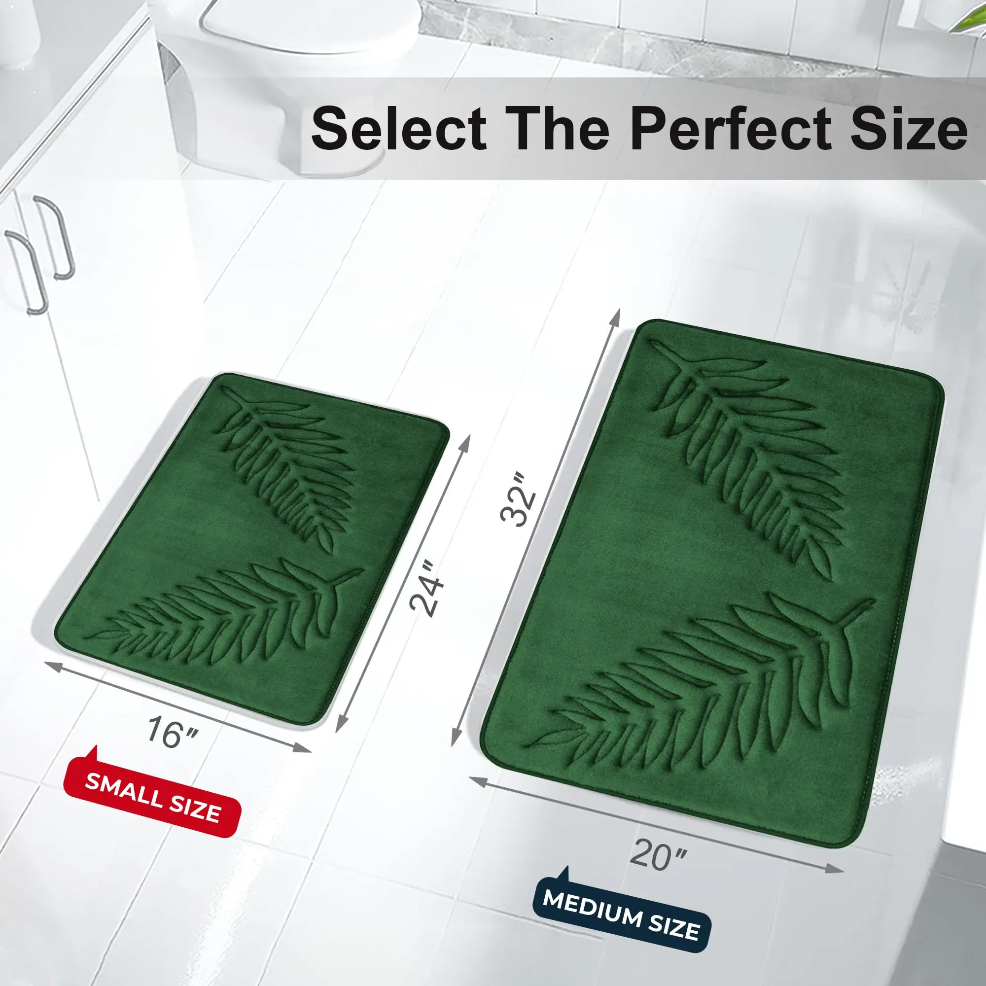 Fashion Bath Rug Soft Non-Slip Quick Dry Bath Mat Absorbent floor mat bathroom mat Machine Washable Shower Anti-slip Carpet