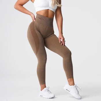 Seamless Leggings Women Speckled Soft High Waisted Workout Tights Fitness Outfits Yoga Pants Gym Wear
