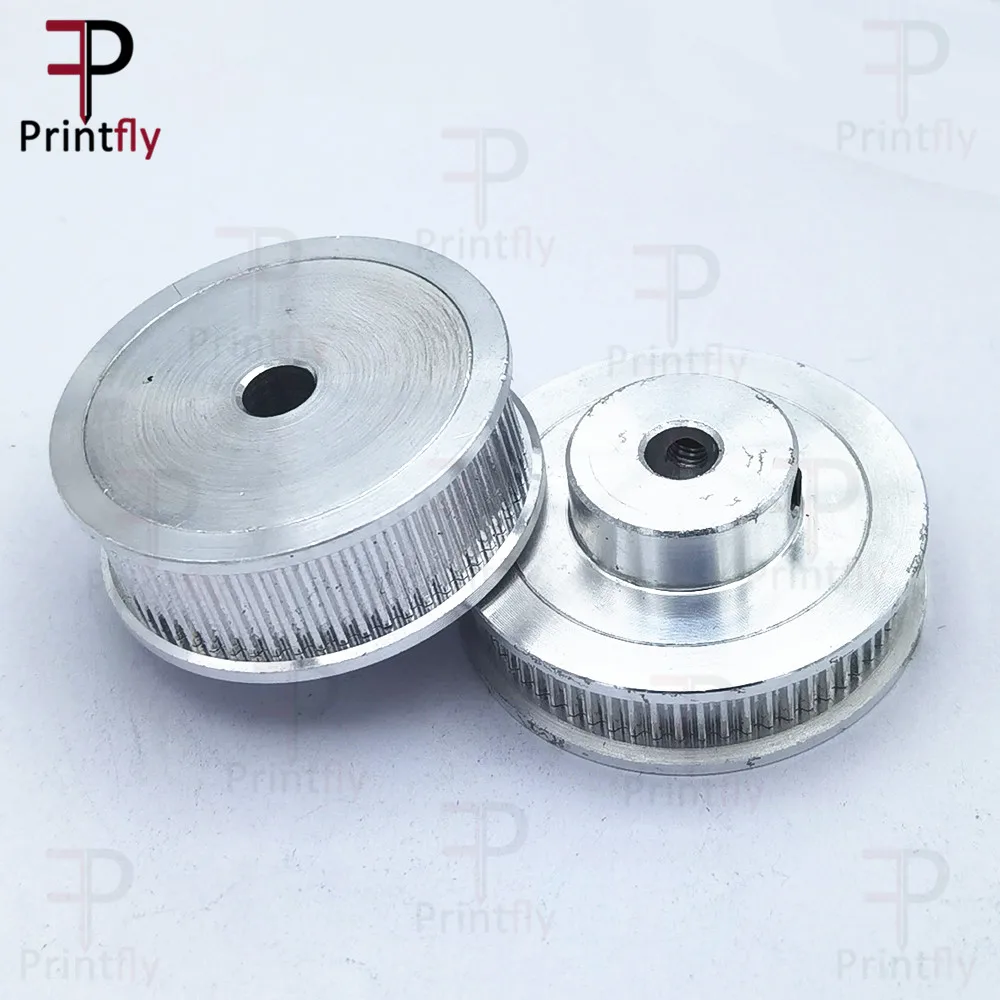 Printfly 2GT 60 치아 2GT 타이밍 풀리 보어 5/6/6.35/8/10/12/14/15mm GT2 오픈 타이밍 벨트 폭 6mm/10/15mm 3D 프린터
