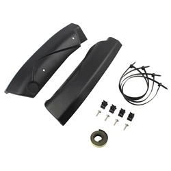 Motorcycle Front Fork Guards Shock Absorber Protective Covers (Black)