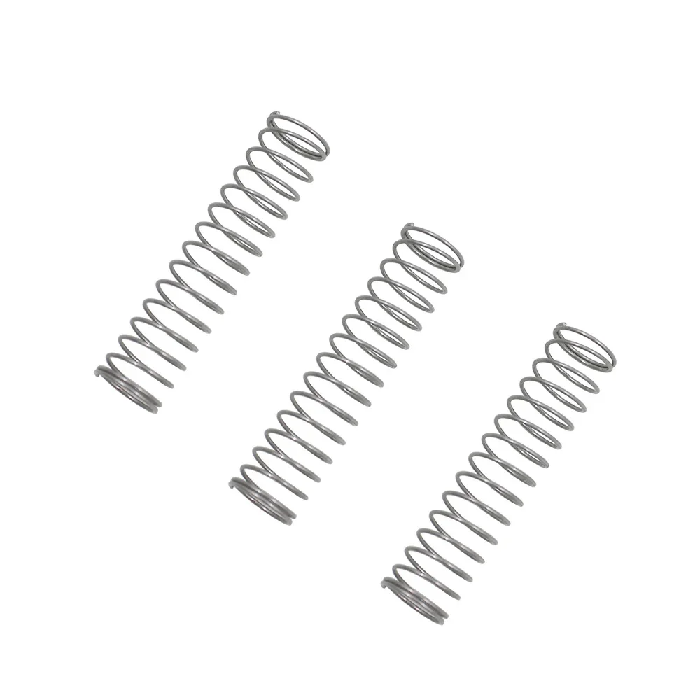 Trumpet Mouthpiece Trumpet Silencer Trumpet Cleaning Kit 3pcs Trumpet Piston Valve Spring Stainless Steel Button Springs Trumpet Repair Parts Brass Instrument Replacement Accessories