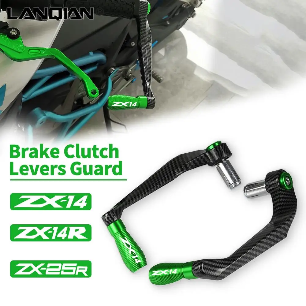 

7/8" 22mm Motorcycle CNC Handlebar Brake Clutch Levers Protector Guard FOR KAWASAKI ZX14 ZX14R ZX 14R ZX-14R ZX25R ZX 25R ZX-25R