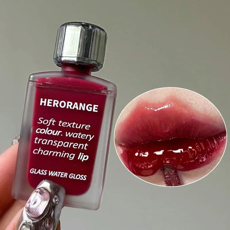 6 Colors Mirror Jelly Lip Gloss Waterproof Moisturizing Water Glossy Liquid Lipstick Long Lasting Red Tint Lips Makeup Cosmetics lip gloss lip makeup lip glaze lip tint lip lacquer