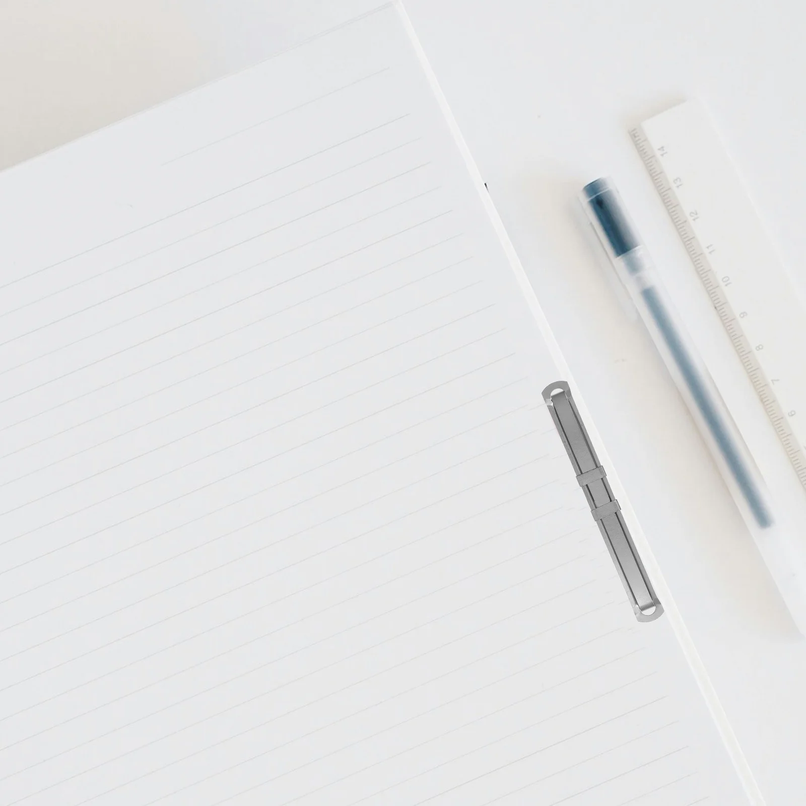 50 Pcs Metal Binding Spines Sturdy Office File Binder Strips Prong Paper Fasteners Folder Accessories Notebook Coils