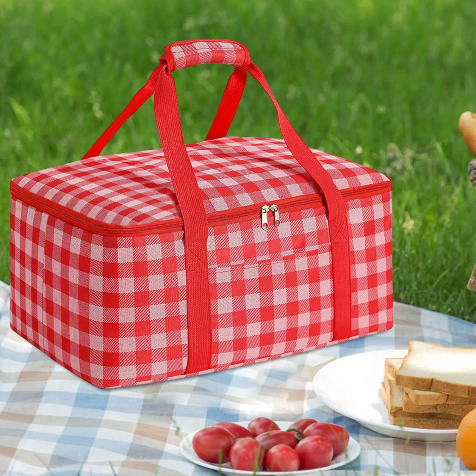 Large Cooler Bag Cookware Bag for Hot or Cold Durable Insulated Picnic