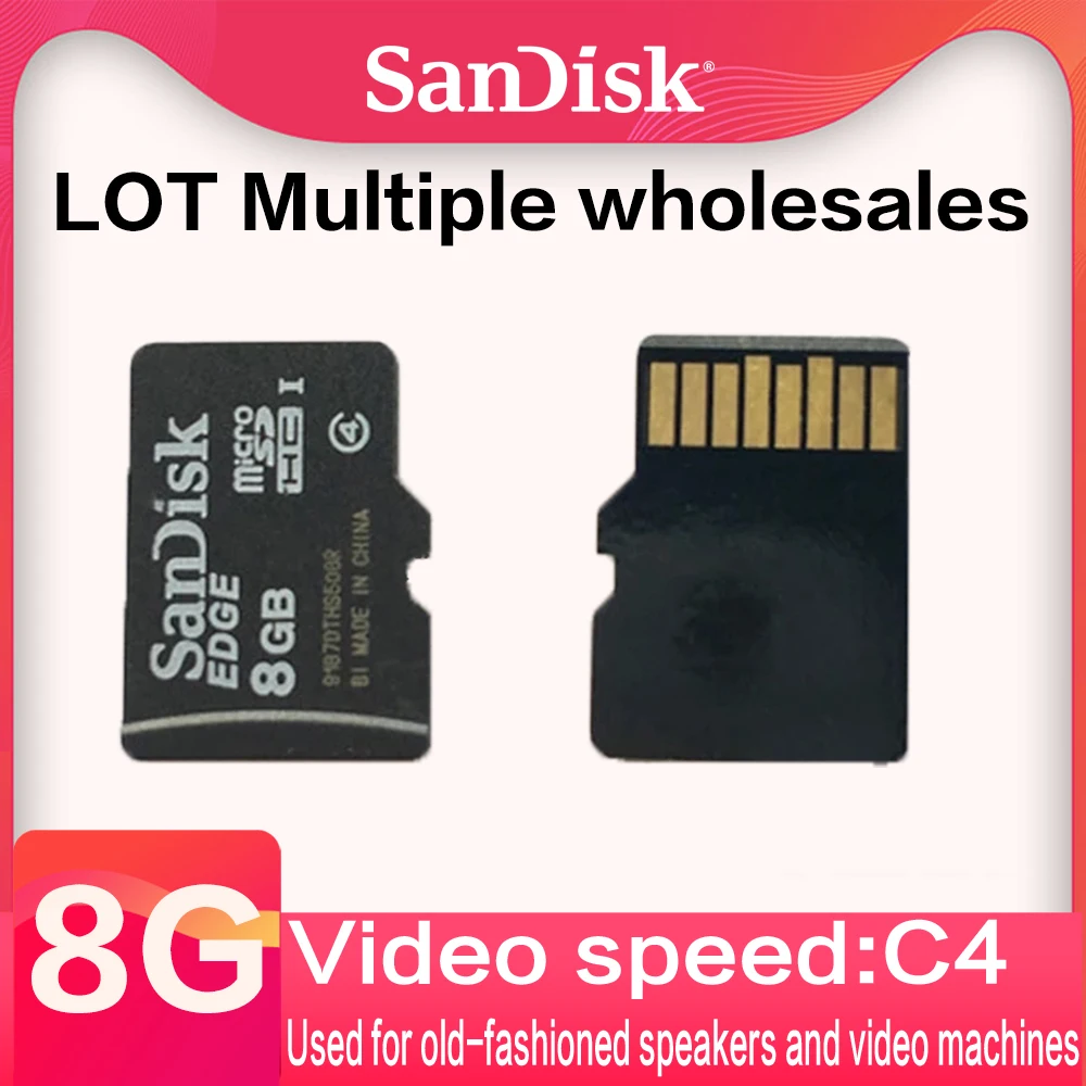 SanDisk 10 pcs Micro SDHC classe 4 scheda di memoria Micro SD TF Card 8GB  microSDHC C4 Flash Card SDSDQM per telefono Android - AliExpress