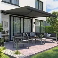 Toldo Retráctil Motorizado Casete Completo, LED, Acrílico Impermeable