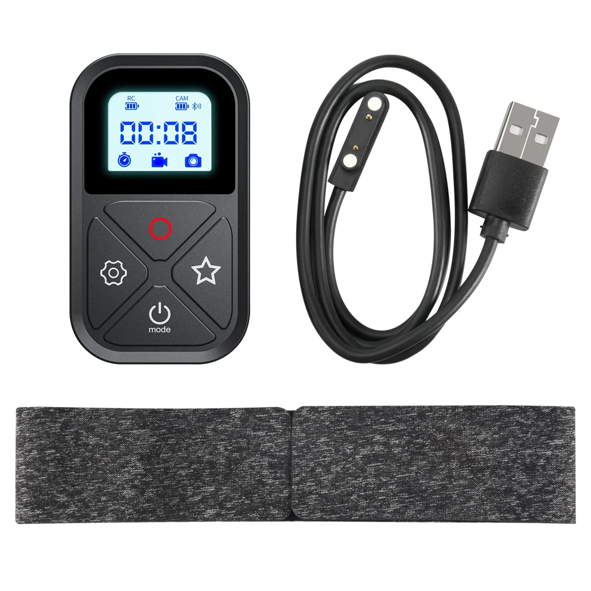 

Remote Control for GoPro Hero 10 9 8 Max with Stick Mount and Wrist Bluetooth-Compatible Smart Remote for GoPro 10