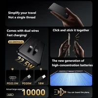 ONEPLUS 10000mAh batterie externe magnétique sans fil charge Super rapide chargeur de batterie Portable de grande capacité réelle pour iPhone Huawei 4